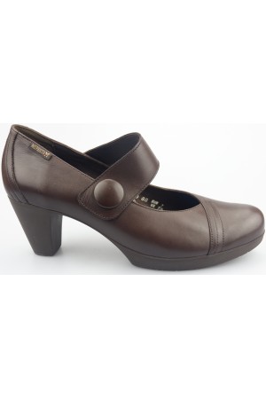 Mephisto TANIA dark brown leather pumps for women