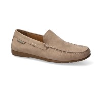 Mephisto ALGORAS - men's soft nubuck mocassin - sand beige