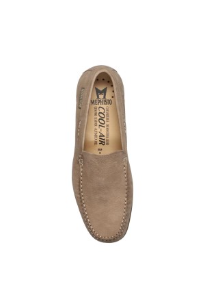 Mephisto ALGORAS - men's soft nubuck mocassin - sand beige Mephisto ALGORAS - men's soft nubuck mocassin - sand beige