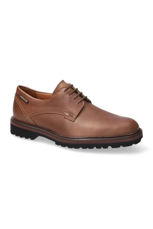Mephisto BATISTE men's dressed ace-up shoe - Chestnut brown