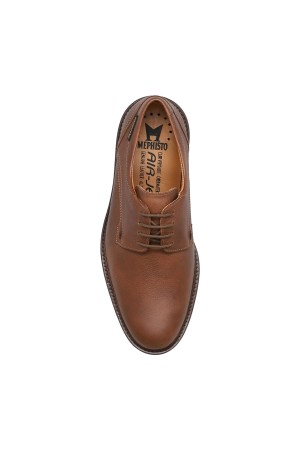 Mephisto BATISTE men's dressed ace-up shoe - Chestnut brown