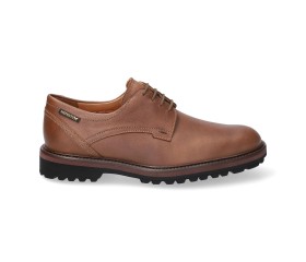 Mephisto BATISTE men's dressed ace-up shoe - Chestnut brown