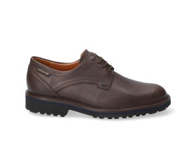 Mephisto BATISTE men's dressed ace-up shoe - Dark brown