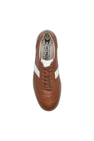 Mephisto ELYO men's lace-up sneaker - hazelnut brown