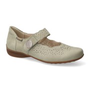 Mobils by Mephisto FABIENNE nubuck WIDE FIT (H) summer ballerina - Kaki green
