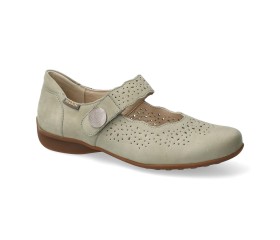 Mobils by Mephisto FABIENNE nubuck WIDE FIT (H) summer ballerina - Kaki green Mobils by Mephisto FABIENNE nubuck WIDE FIT (H) summer ballerina - Kaki green