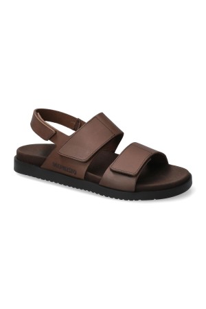 Mephisto GAUTIER men'ssandal - Dark Brown Leather