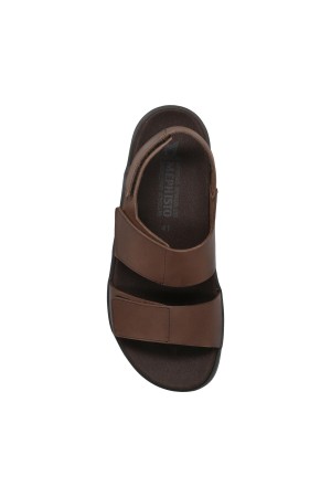 Mephisto GAUTIER men'ssandal - Dark Brown Leather