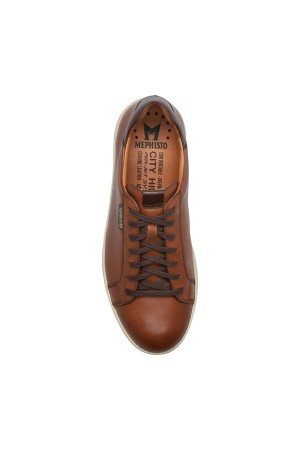Mephisto HASKO Men's lace-up Sneaker - Hazelnut brown