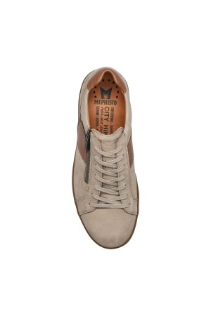 Mephisto HENRIK men's lace-up sneaker - sand beige