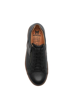 Mephisto HENRIK men's lace-up sneaker - black 