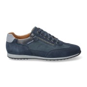 Mephisto LEON Men's Lace-up Sneaker - Blue