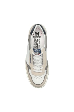 Mephisto NORWIN men's lace-up sneaker - white grey Mephisto NORWIN men's lace-up sneaker - white grey