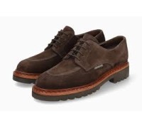 Mephisto PEGASIO mens dark brownl sued lace up shoe - handmade GOODYEAR WELT