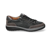 Mephisto SACCO mens lace-up sneaker - Dark grey