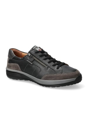 Mephisto SACCO mens lace-up sneaker - Dark grey