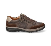 Mephisto SACCO mens lace-up sneaker - Chestnut brown