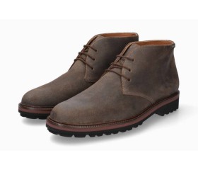 Mephisto BERTO walnut grey-brown smart lace-up suede boot Mephisto BERTO walnut grey-brown smart lace-up suede boot