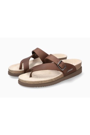 Mephisto Helen Women's Toe Sandal Smooth Leather - Brown