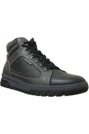 Mephisto PITT lace-up ankle boot for men - black grey mix Mephisto PITT lace-up ankle boot for men - black grey mix