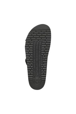 Mephisto NORDINE men's slide sandal - Black leather Mephisto NORDINE men's slide sandal - Black leather