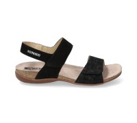 Mephisto AGAVE womens strap sandal - Black Mephisto AGAVE womens strap sandal - Black