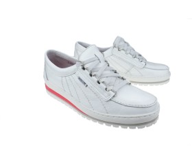 Mephisto SUPER LADY women lace-up shoe - white patent leather