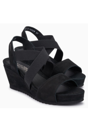 Mephisto Giuliana leather sandals for women black
