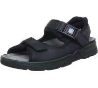 Mephisto ATLAS FIT mens sandal - black leather 