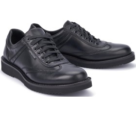 Mephisto ADRIANO black leather handmade laceshoes for men
