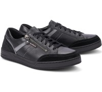 Mobils by Mephisto ARNAUD black sneaker voor men with WIDE feet