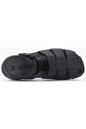 Mephisto BASILE Men's Sandal - Black Nubuck
