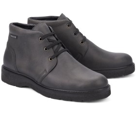 Mephisto EMANUEL leather ankle boots dark grey