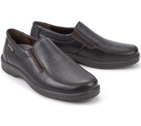 Mobils by Mephisto EWALD slip-on shoe for men - Dark Brown Leather -Wide Fit