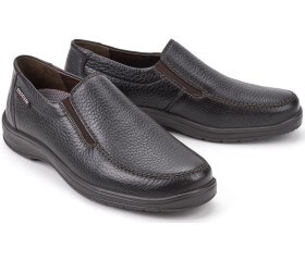Mobils by Mephisto EWALD slip-on shoe for men - Dark Brown Leather -Wide Fit