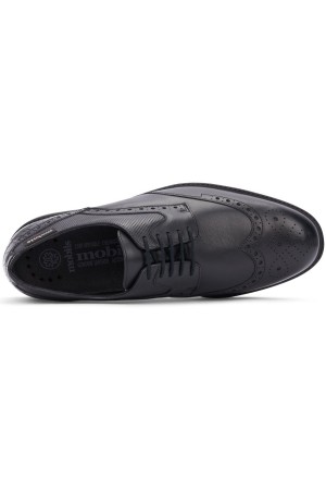 Mobils by Mephisto FERNAND - black leather lace-up shoe - WIDE FIT