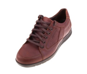 Mephisto GREGOR chestnut brown leather lace shoe for men