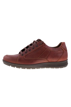 Mephisto GREGOR chestnut brown leather lace shoe for men
