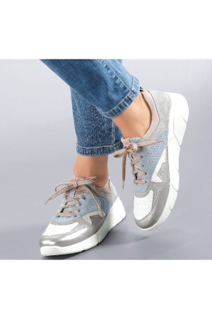 Mobils by Mephisto IMANIE Women Sneakers - Silver - Wide fit