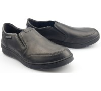 Mephisto JOSS - leather slip-on shoe for men - black