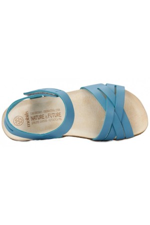 Mobils by Mephisto ONELIA Women's Sandal - Blue - WIDE FIT