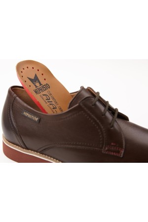 Mephisto ORLANDO dark brown leather lace shoe