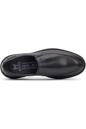 Mephisto ORSO-  Men's leather slip-on shoe - Black