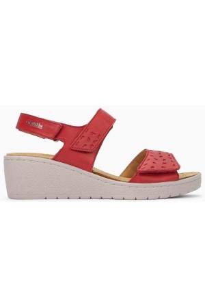 Mobils by Mephisto PENNY PERF Women's Sandal - Wide Fit - Red