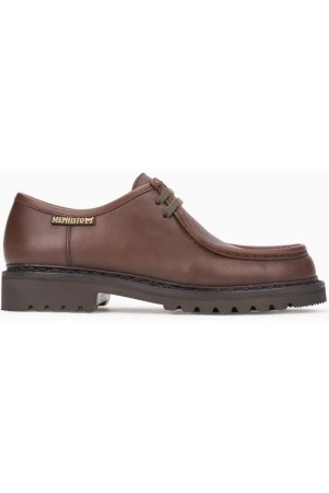 Mephisto PEPPO men's lace-up shoe - dark brown leather  GOODYEAR WELT