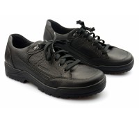 Mephisto SATURN black leather strong shoes for men
