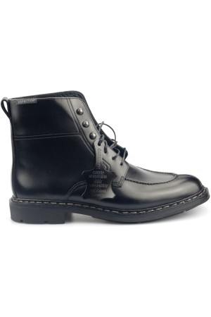 Mephisto SERGIO HERITAGE black leather exclusive handmade GOODYEAR WELT boot for men