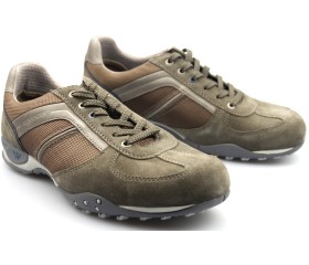Allrounder by Mephisto TITANO taupe grey textile suede