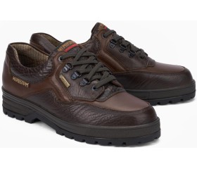 Mephisto BARRACUDA MAMOUTH men's lace-up shoe - dark brown leather  (waterproof)