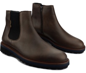 Mephisto BENSON leather chelsea boot for men - dark brown